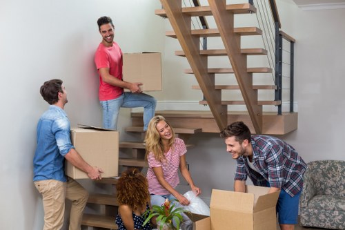 Careful handling of household items during a Finchley removal