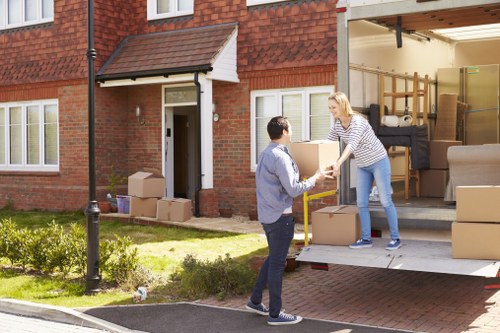 Local house movers helping a Finchley home move with furniture and boxes