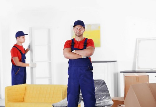 Finchley property move with a removal truck outside a home