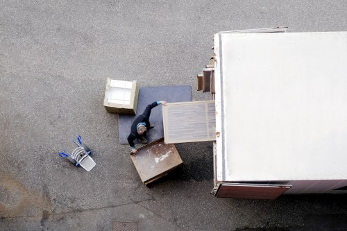 Local removals crew assisting a business move in Finchley