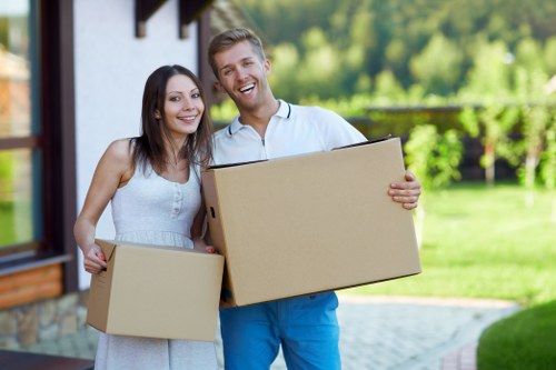 Residential removals support for a Finchley property