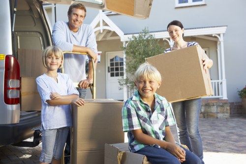 Packing support for a family move in Finchley