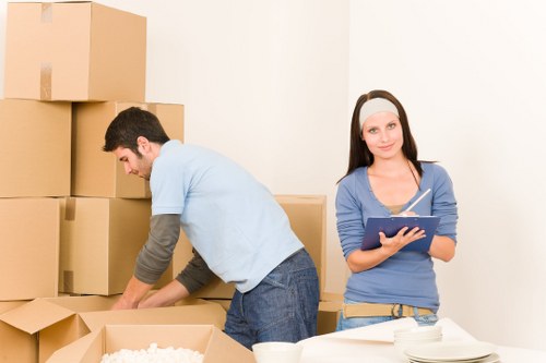 Commercial removals support for a Finchley business move
