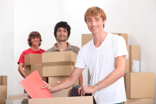 Business move loading process for a Finchley company
